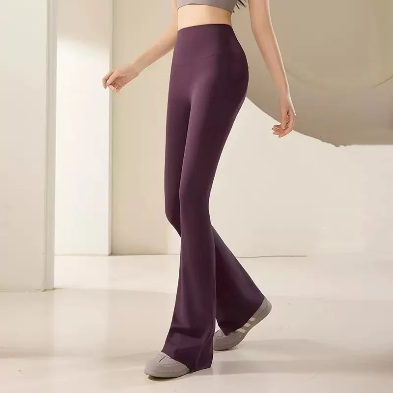 Yoga Fitness Pants - Elastic Sharkskin Fitness Yoga Pants High