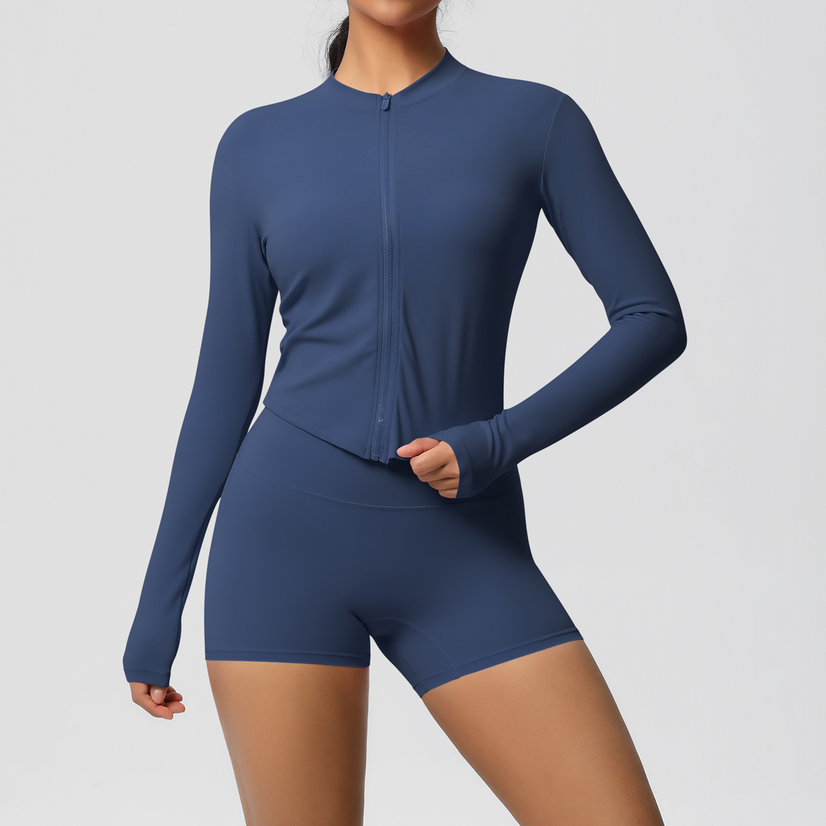 Yoga Sets Sports Fitness Hip-l - Yoga Fitness Jacket review and price