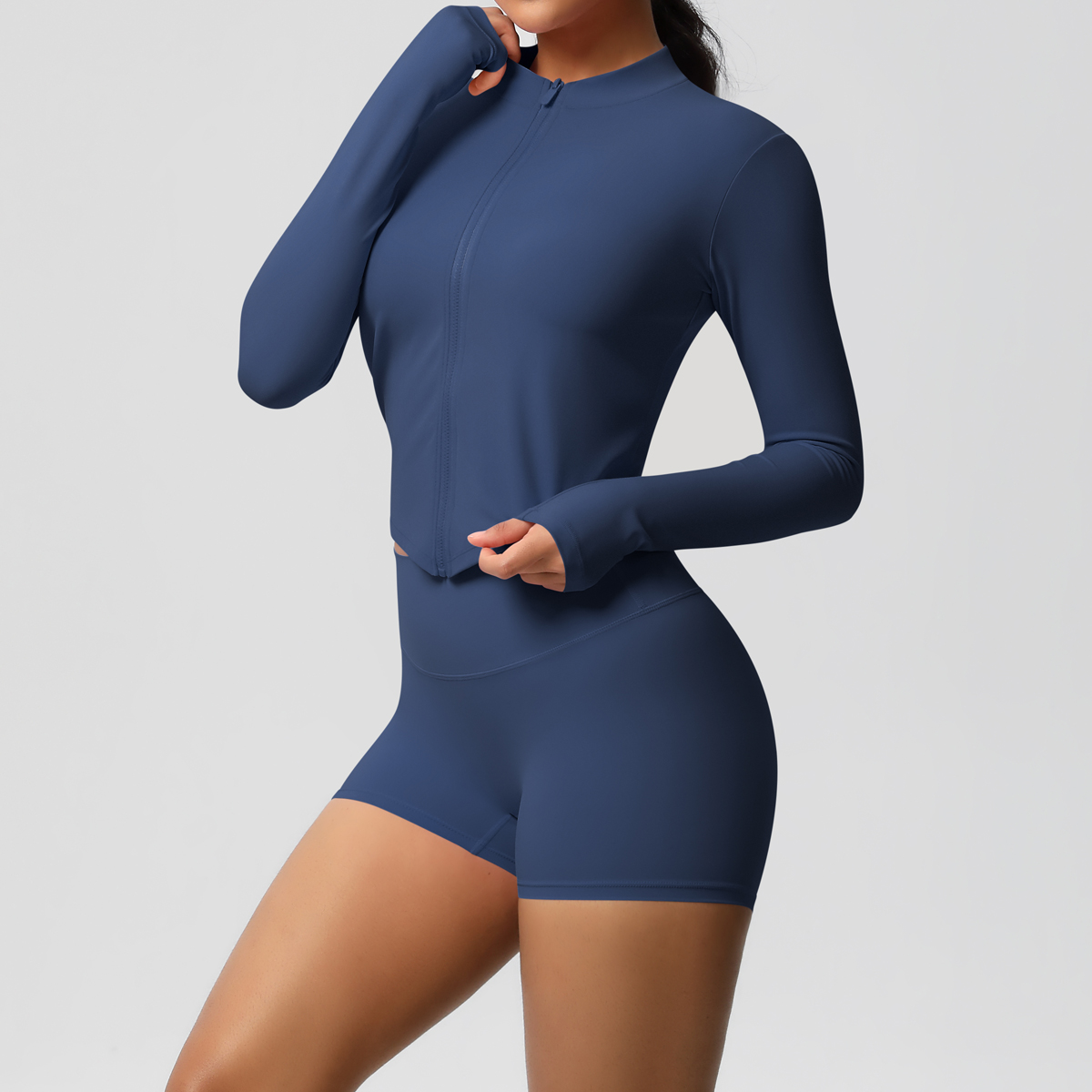 Yoga Sets Sports Fitness Hip-l - Yoga Fitness Jacket review and price