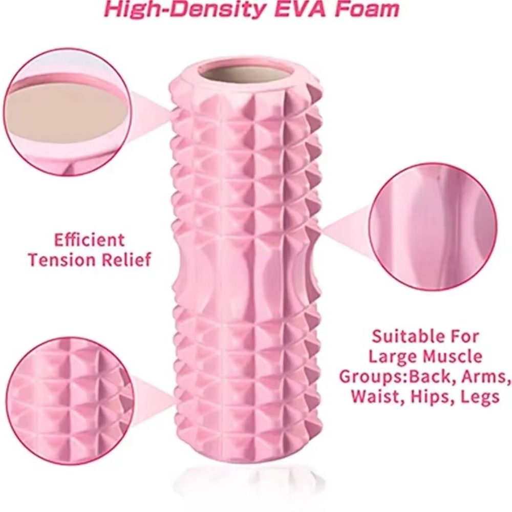 EVA Foam Fitness Back Roll Tri - Yoga Fitness Massage review and price