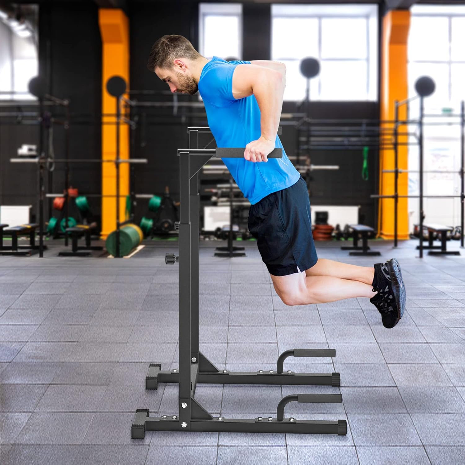Home Gym Equipment Metal Push- - Dip Bar Parallel review and price