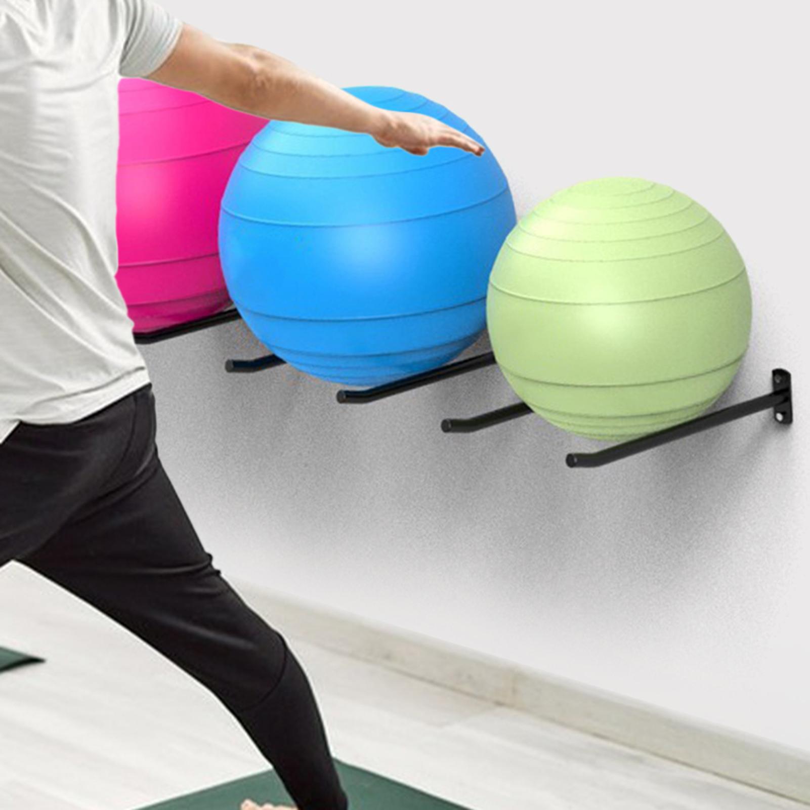 Exercise Ball Holder Pack of 2 - Yoga Fitness Room review and price