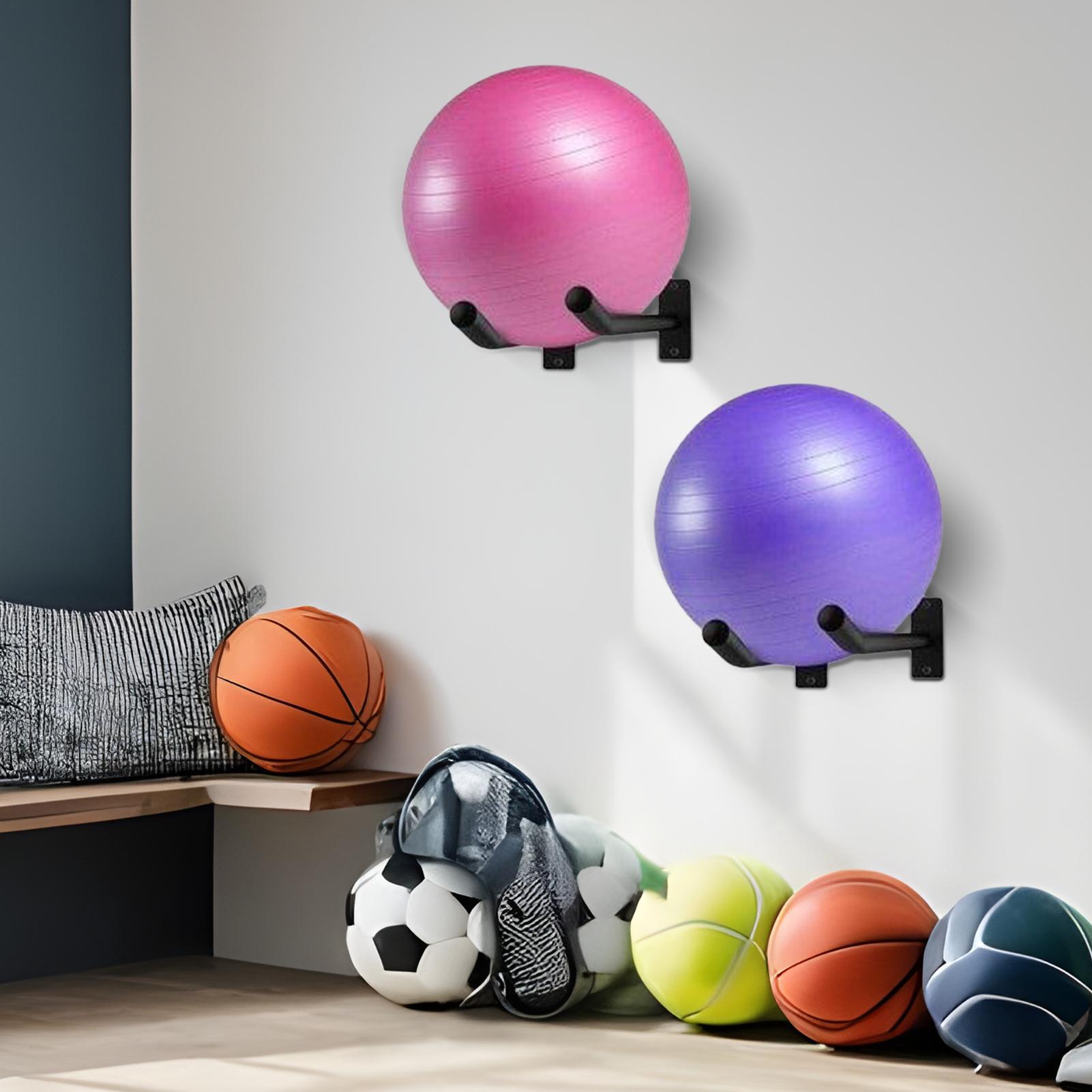 Exercise Ball Holder Pack of 2 - Yoga Fitness Room review and price