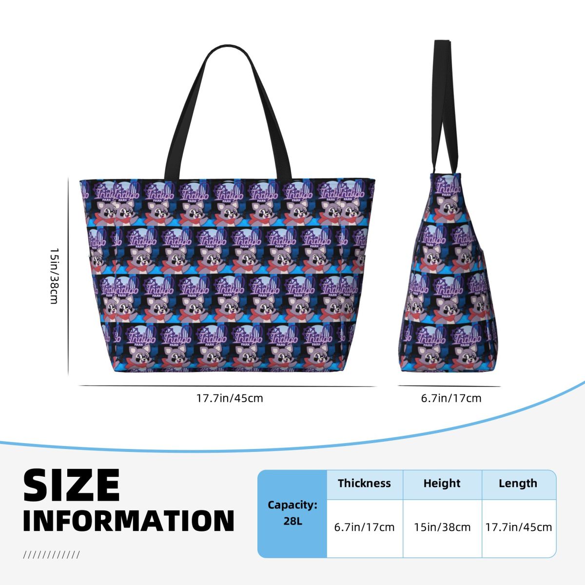 Rambley Indigo Park Beach Tote - Yoga Fitness Park review and price