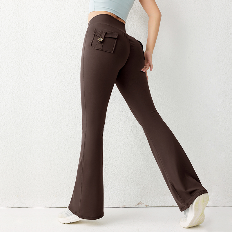 Solid Color Butt Lifting Gym F - Yoga Fitness Pants review and price