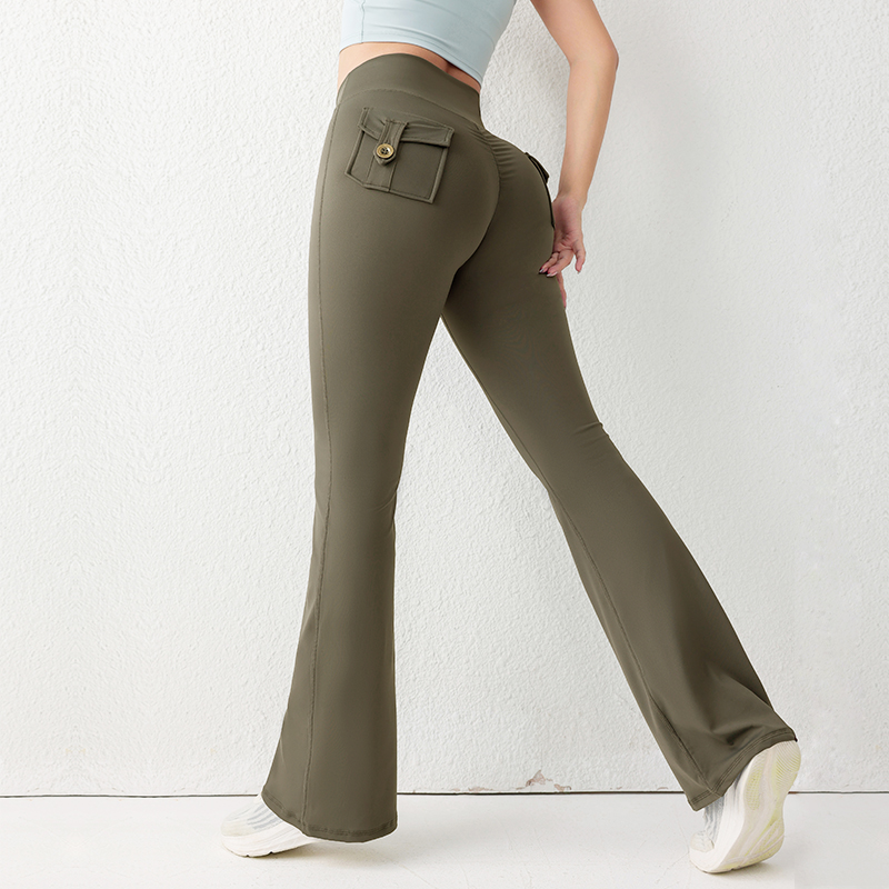 Solid Color Butt Lifting Gym F - Yoga Fitness Pants review and price