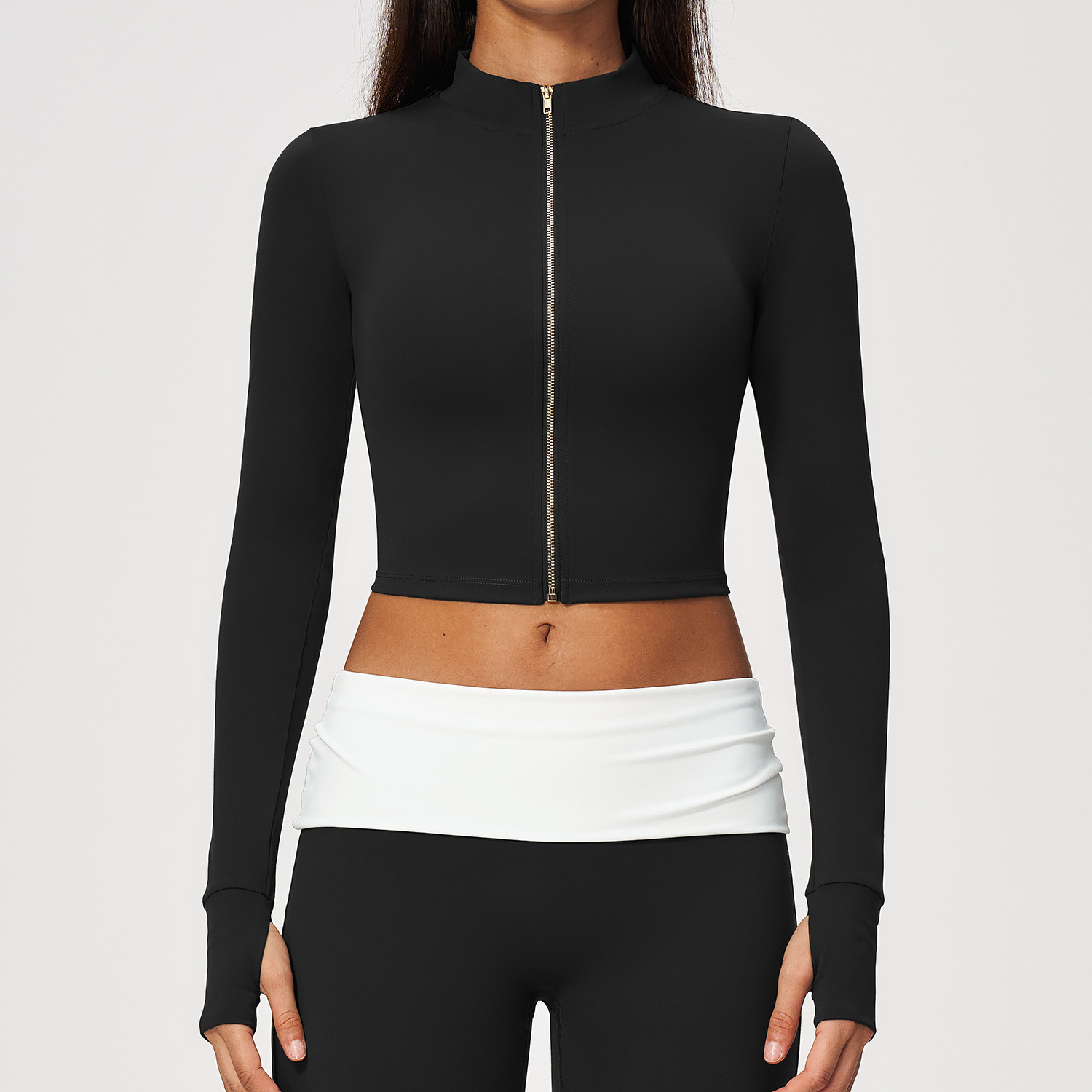 Long Sleeve Yoga Jacket Cloud  - Yoga Fitness Jacket review and price