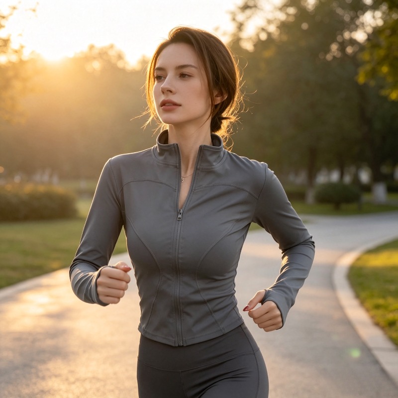 Women Slim Fit Yoga Jacket Tig - Yoga Fitness Jacket review and price