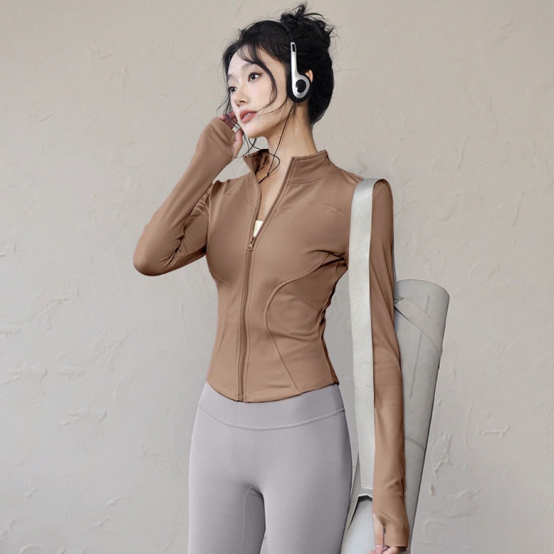 Women Slim Fit Yoga Jacket Tig - Yoga Fitness Jacket review and price