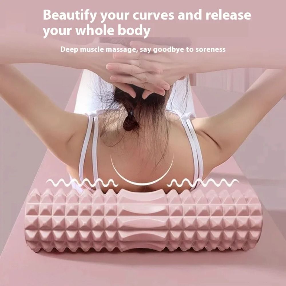 EVA Foam Fitness Back Roll Tri - Yoga Fitness Massage review and price