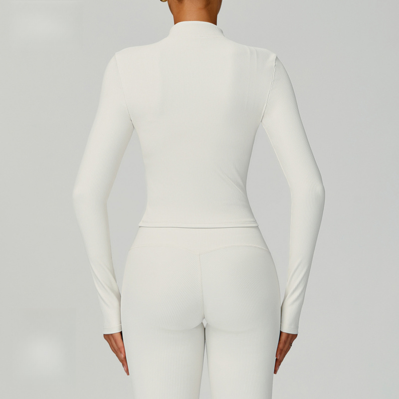 BIANHUI Threaded Stand Collar  - Yoga Fitness Jacket review and price