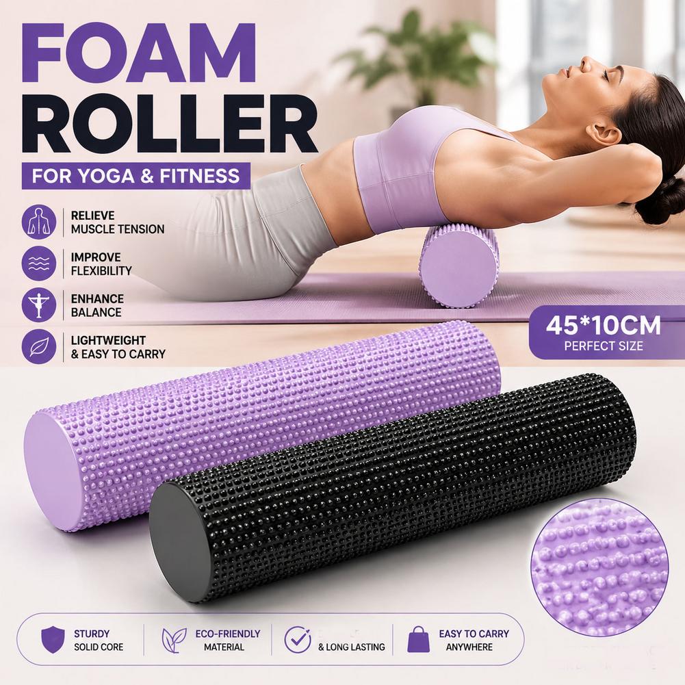 EVA High Density Yoga Foam Rol - Yoga Fitness Massage review and price