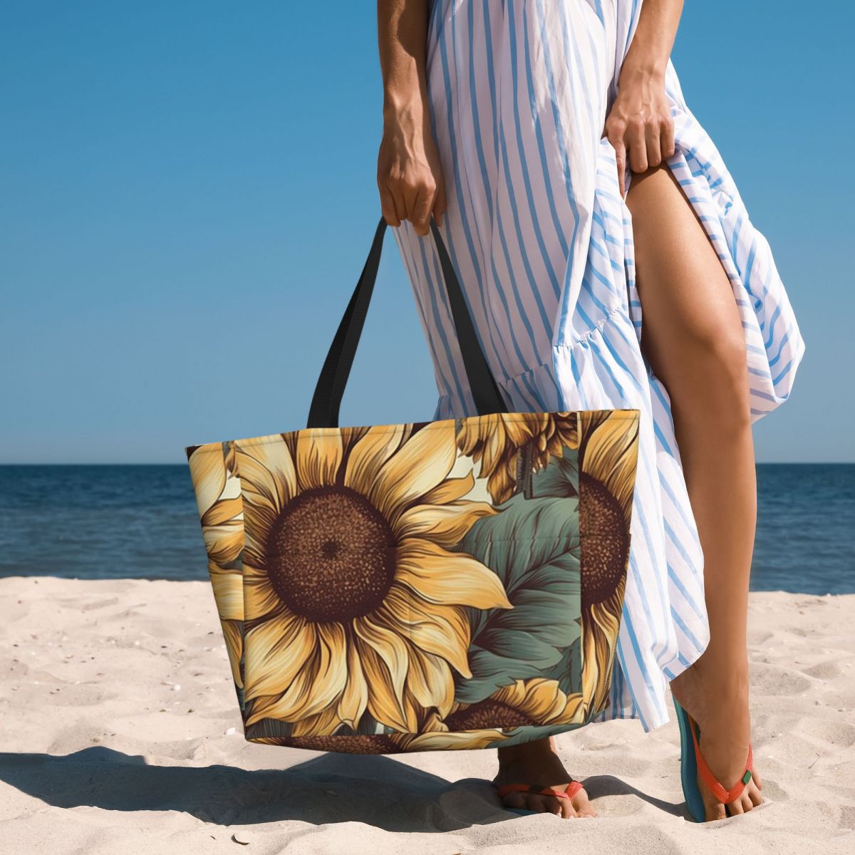 Golden Sunflower Cluster Vinta - Yoga Fitness Drawing review and price