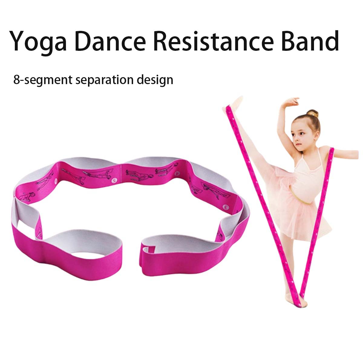 1 PCS Yoga Elastic Stretch Ban - Yoga Fitness Images review and price