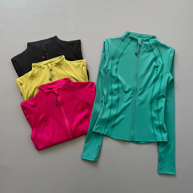Women Full Zip Long Sleeve Ath - Yoga Fitness Jacket review and price