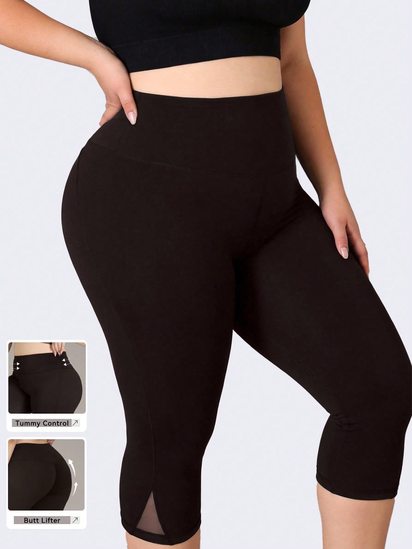 Plus Size Gym Leggings Women M - Yoga Fitness Pants review and price