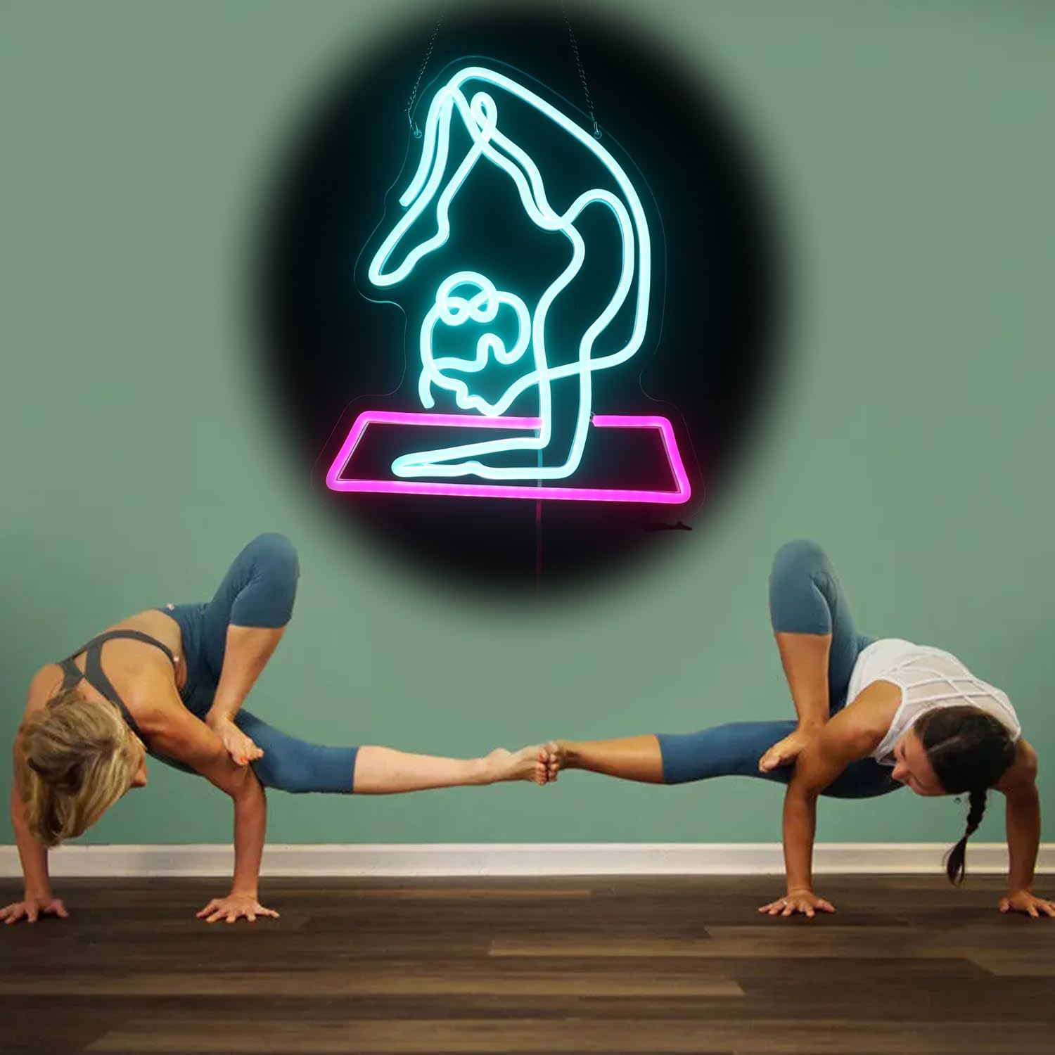 Yoga Neon Sign Dimmable Led Wa - Yoga Fitness Room review and price