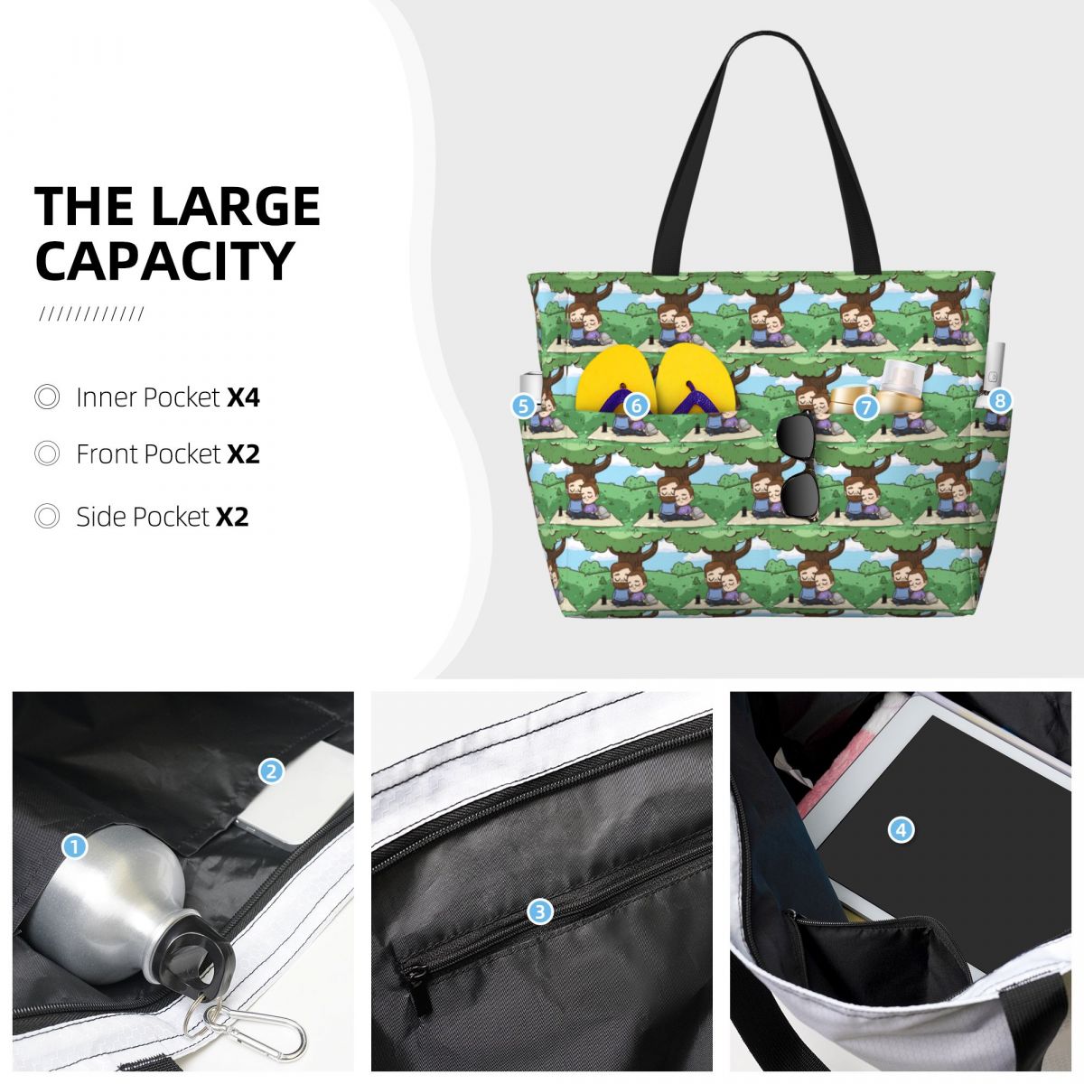 Park Day - Pibubear Beach Tote - Yoga Fitness Park review and price