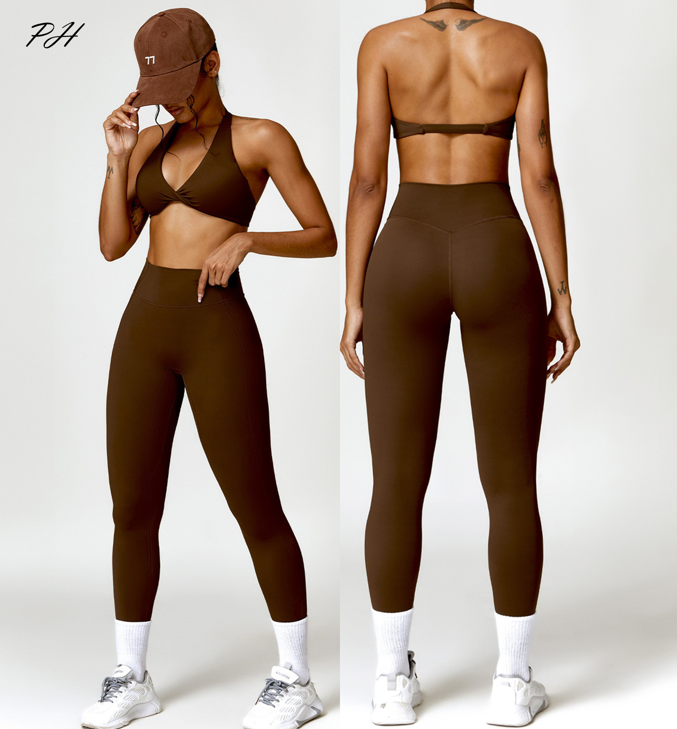2PCS Yoga Set Nude Feeling Wor - Yoga Fitness Zumba review and price