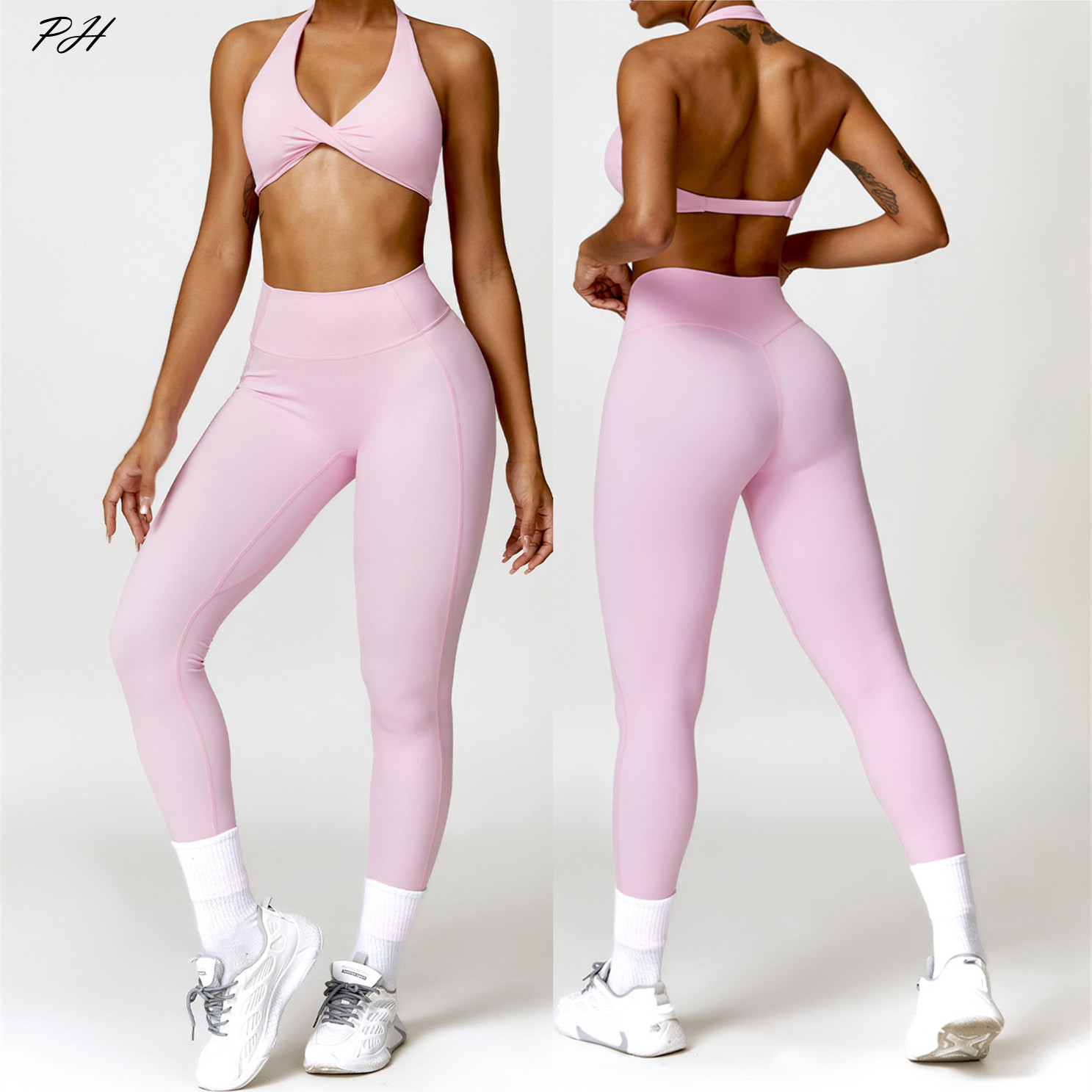 2PCS Yoga Set Nude Feeling Wor - Yoga Fitness Zumba review and price