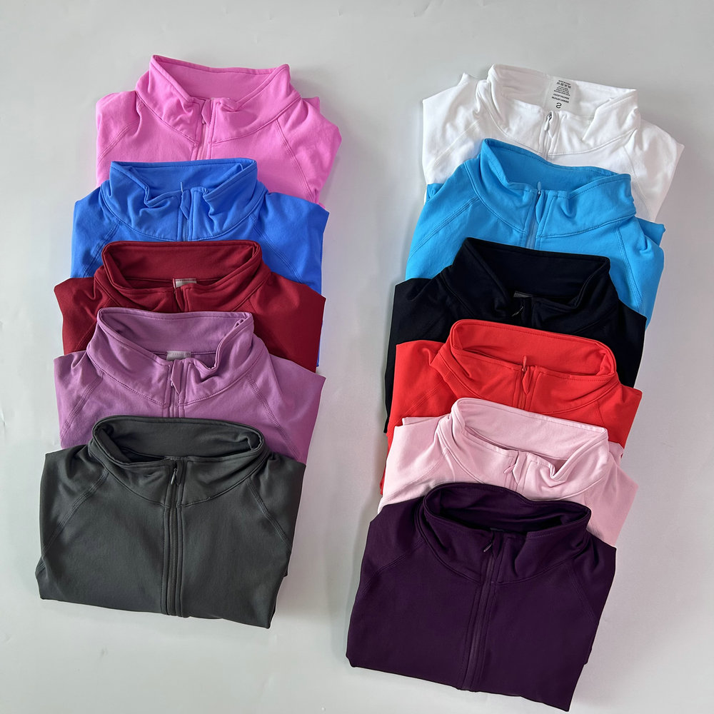 No Logo Yoga Jacket With Half  - Yoga Fitness Jacket review and price