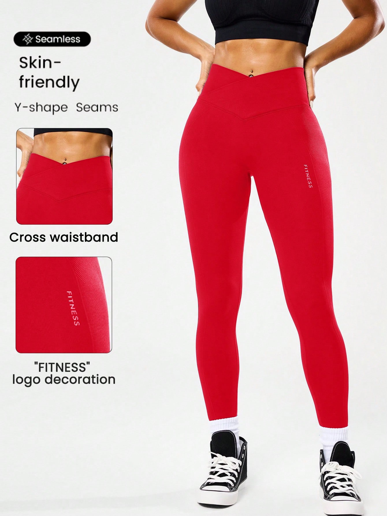 High-waisted seamless yoga leg - Yoga Fitness Pants review and price