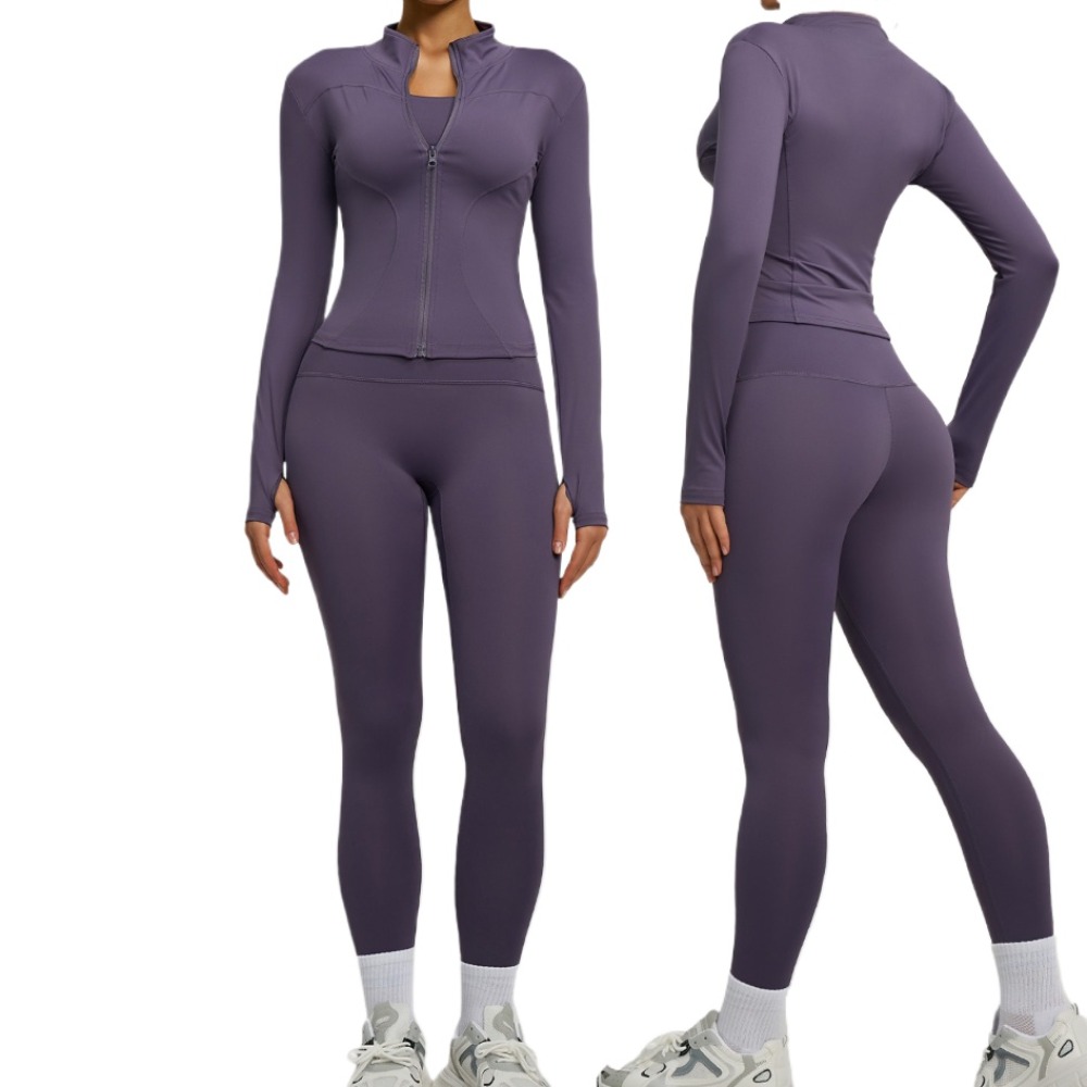 2PCS Jacket Yoga Sets Women Lo - Yoga Fitness Jacket review and price