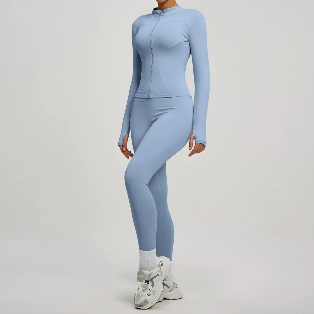 2PCS Jacket Yoga Sets Women Lo - Yoga Fitness Jacket review and price