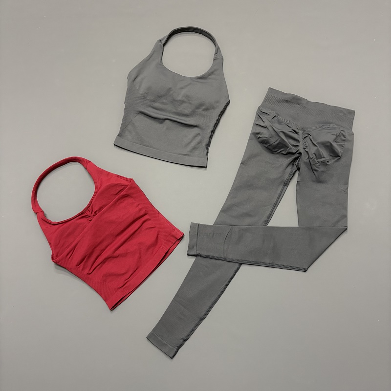 2PCS Halter Neck Sportswear Se - Yoga Fitness Zumba review and price